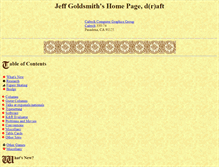 Tablet Screenshot of jeff-goldsmith.org